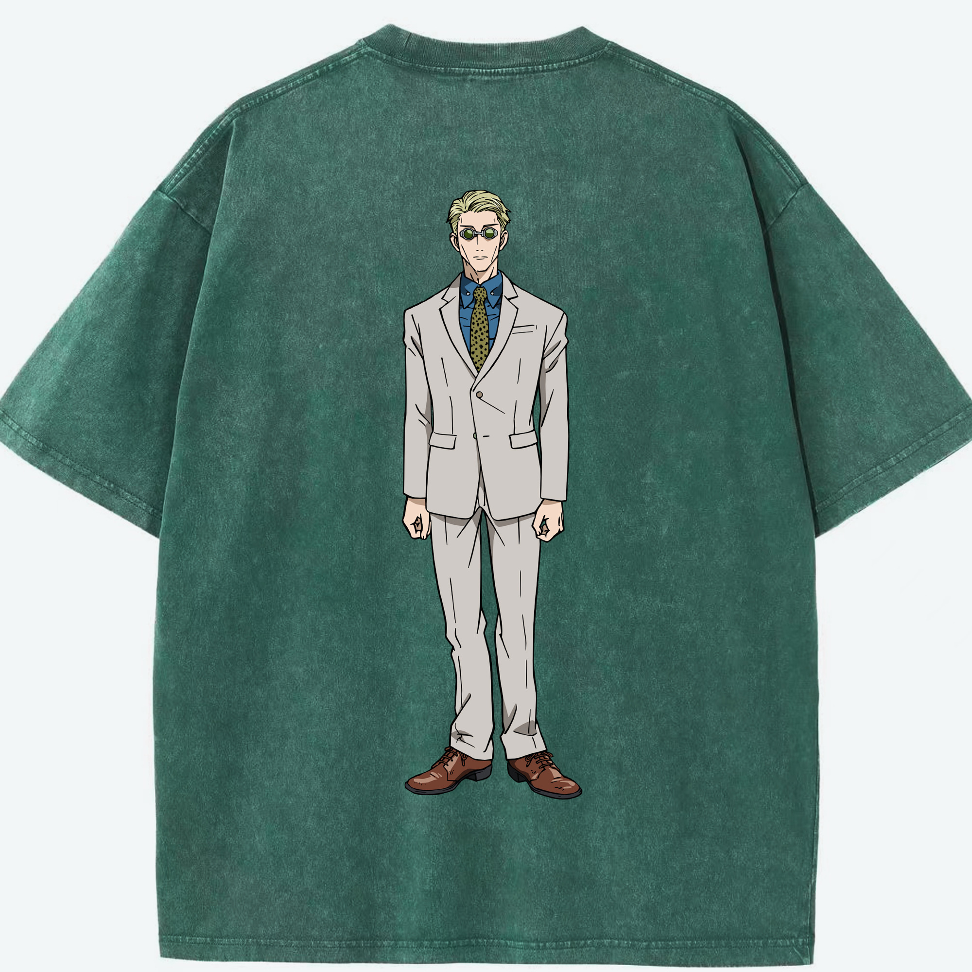 （画像用） 呪術廻戦 Jujutsu Kaisen 綿100% ヴィンテージ風 半袖Tシャツ（背面プリント）